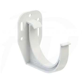 Hak doczołowy PVC firmy KROP 100 kolor biały